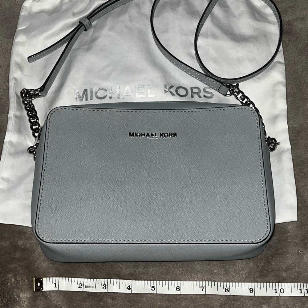 Michael Kors Steel Blue Crossbody Bag